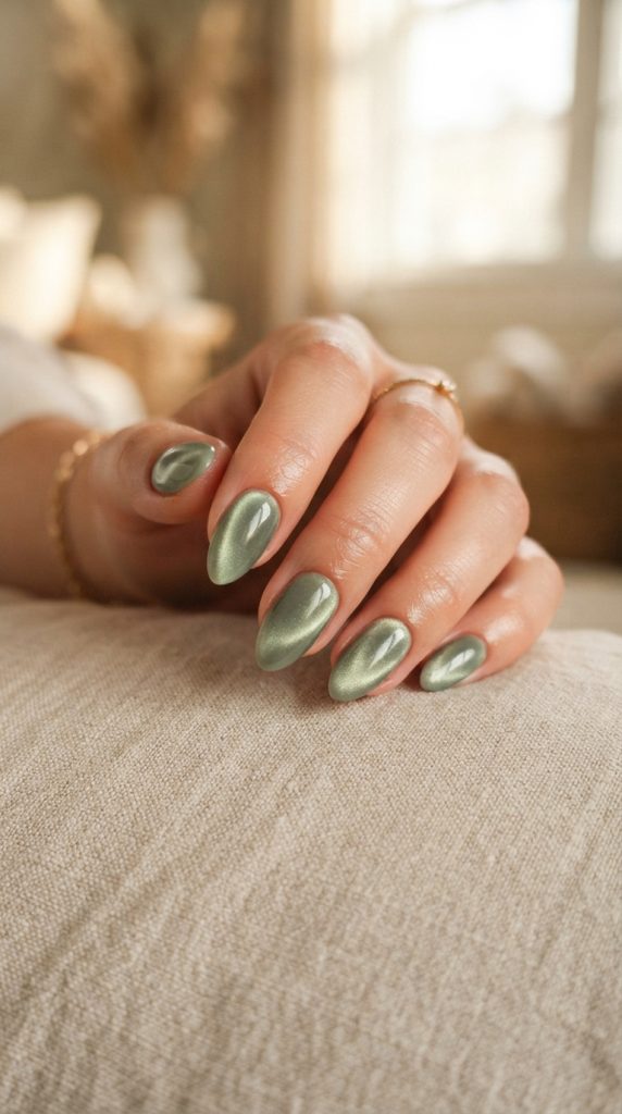 green nail