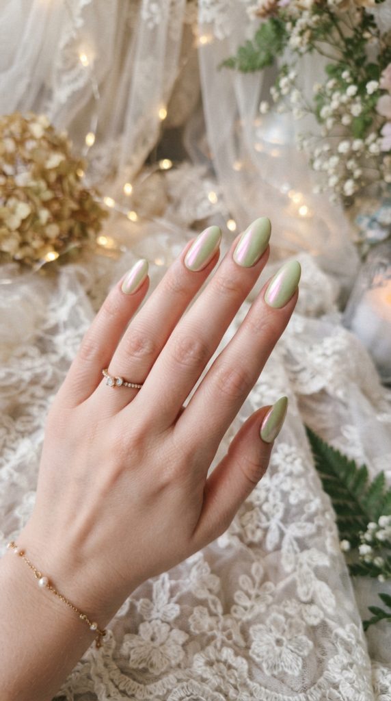 green nail