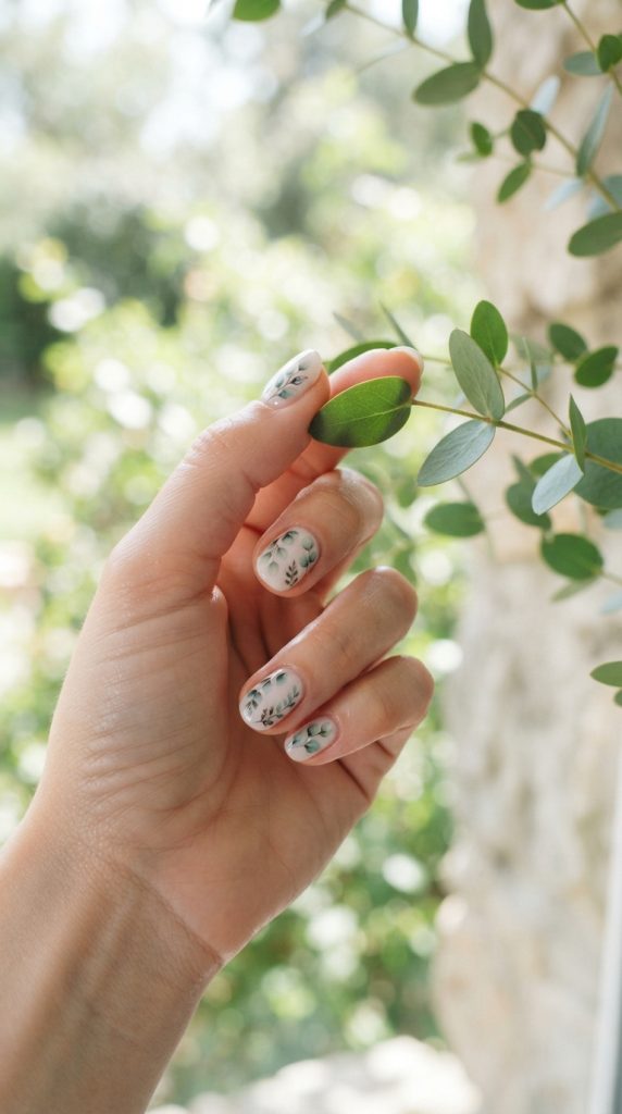 green nail
