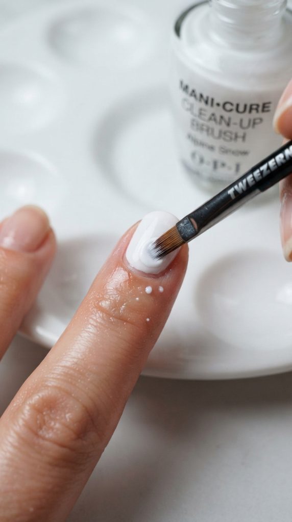 white nails