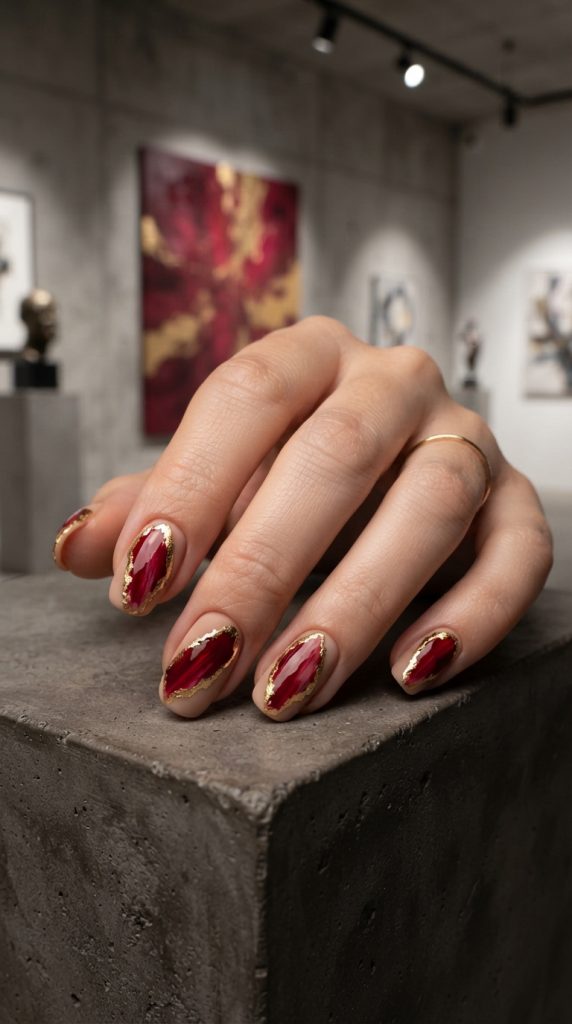 red nail