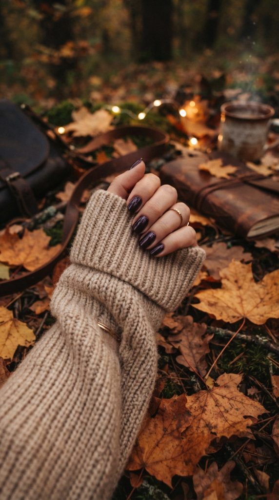purple nail