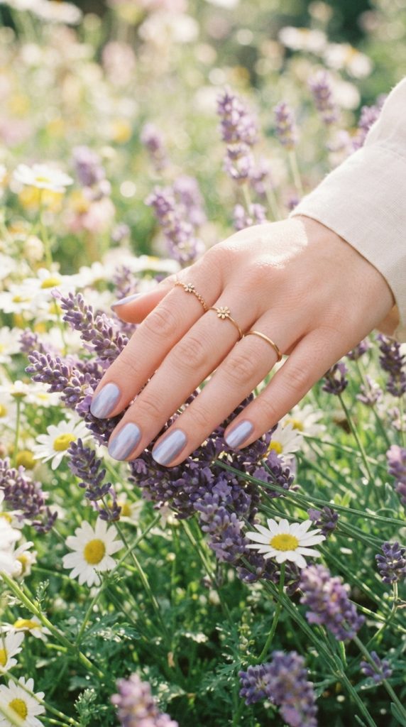 purple nail