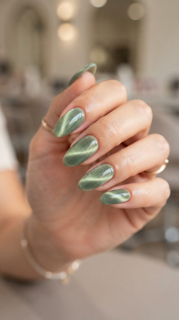 spring acrylic nail