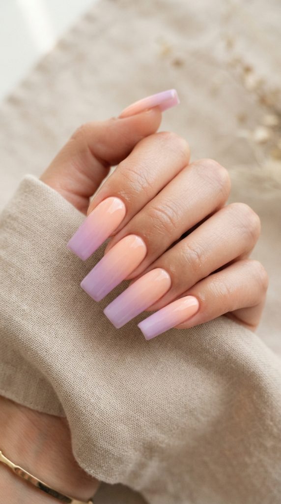 spring acrylic nail