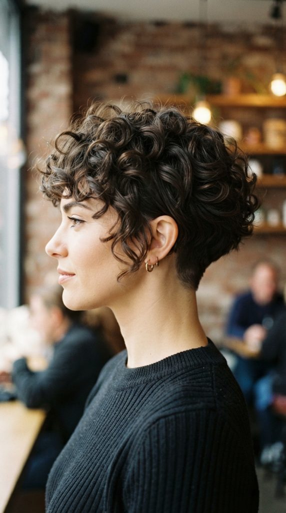 medium curly