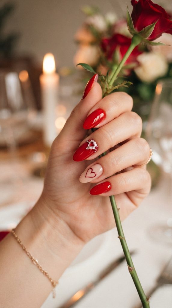 red acrylic