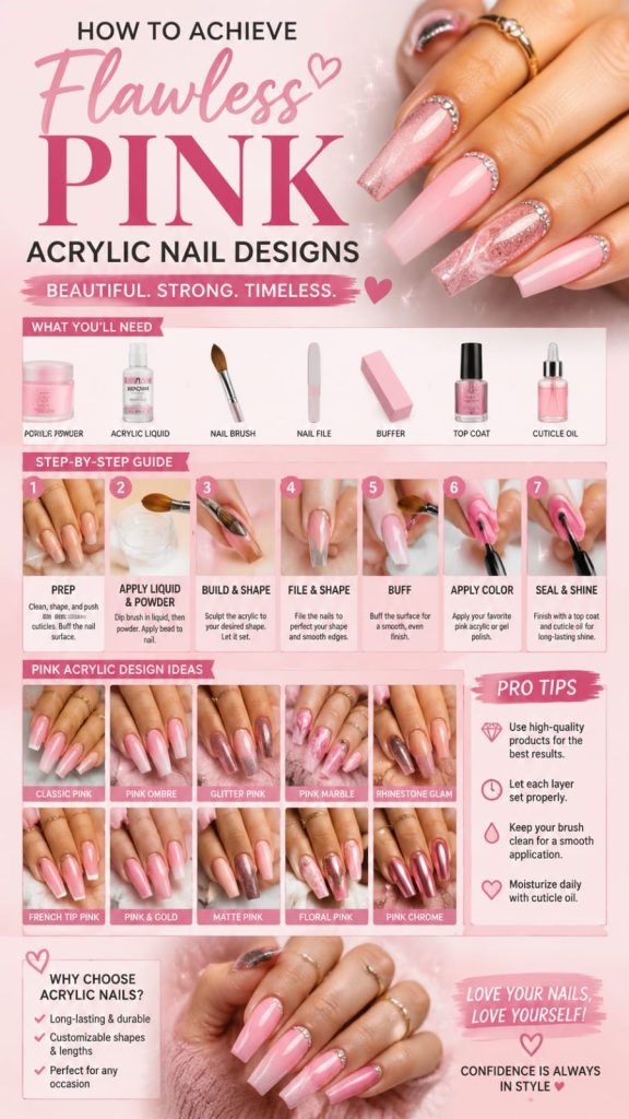 pink acrylic