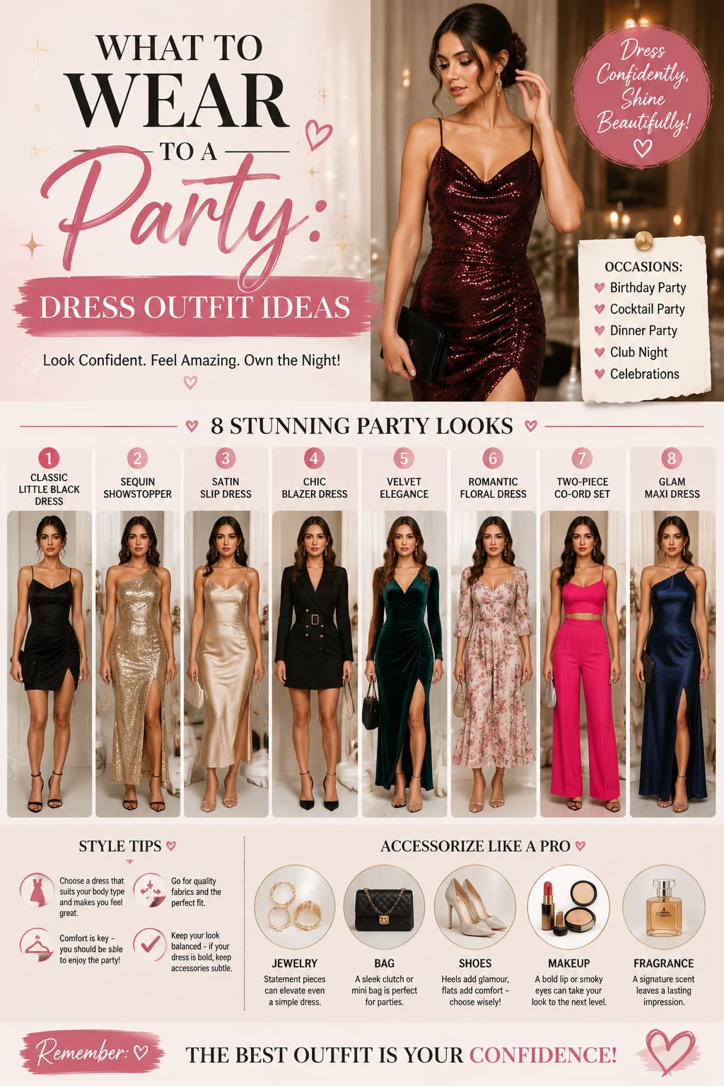 What to Wear to a Party: Dress Outfit Ideas