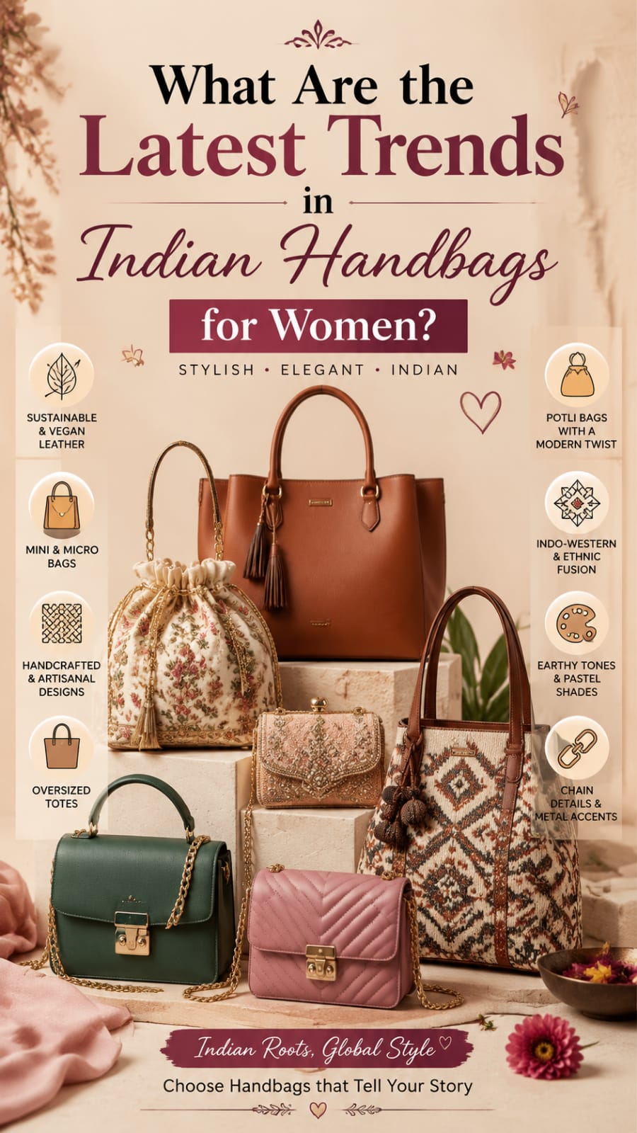 What Are the Latest Trends in Indian Handbags for Women?