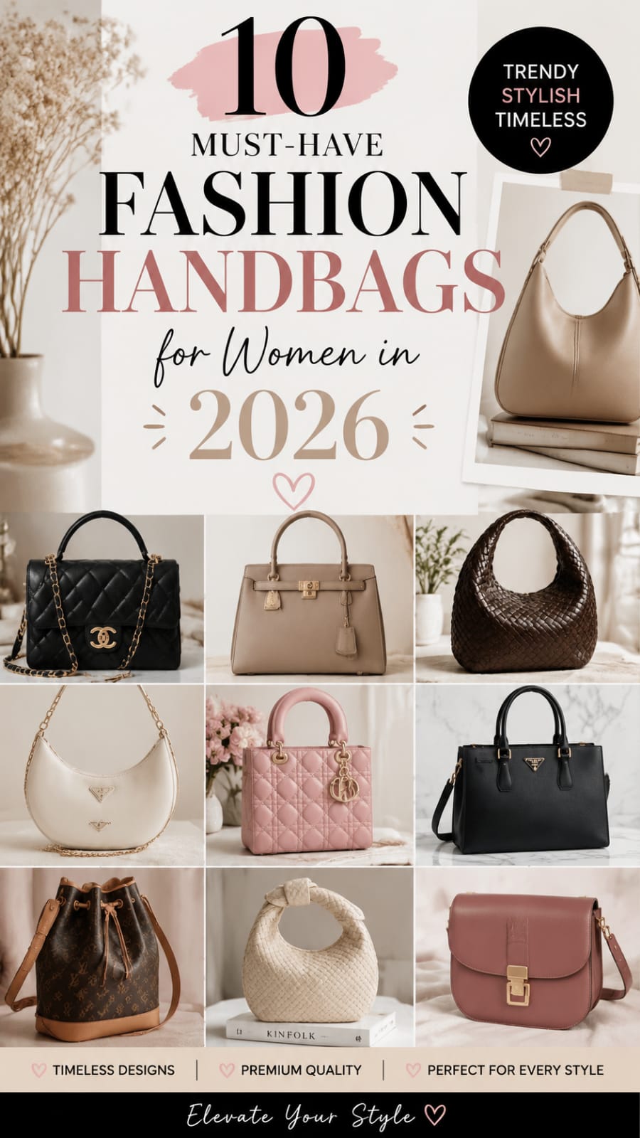 10 Must-Have Fashion Handbags for Women in 2026