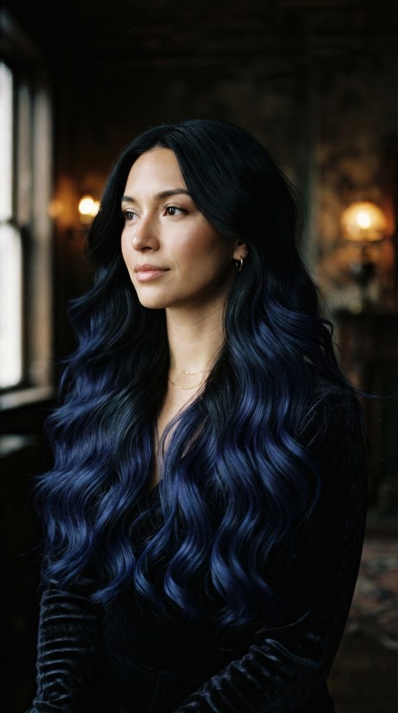 black hair