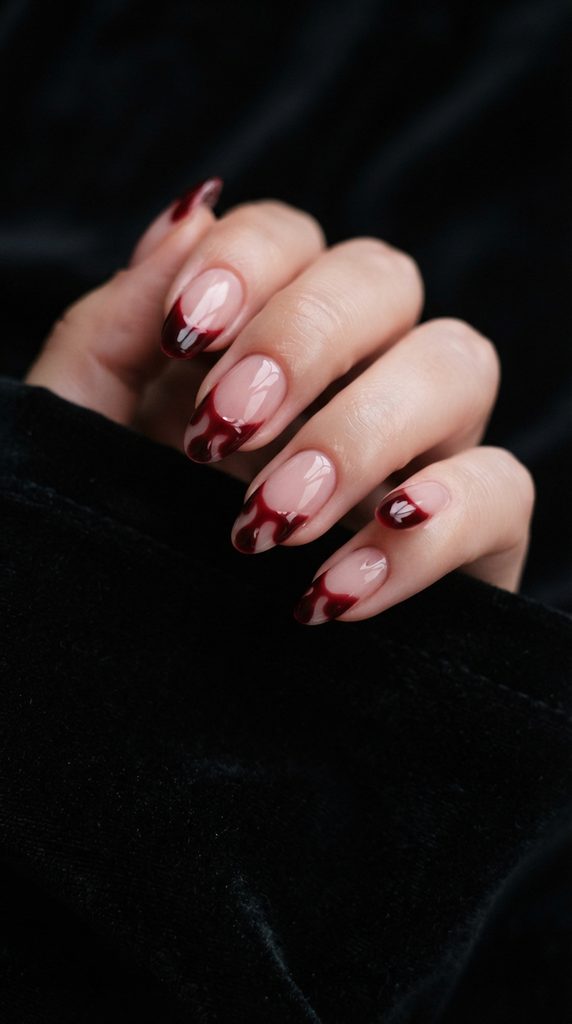 simple halloween nails