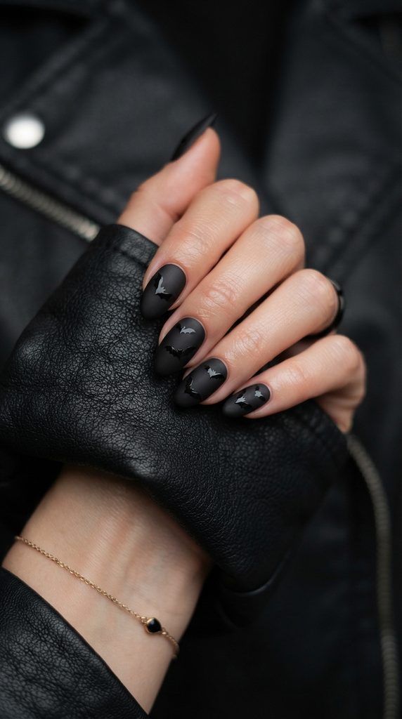 simple halloween nails