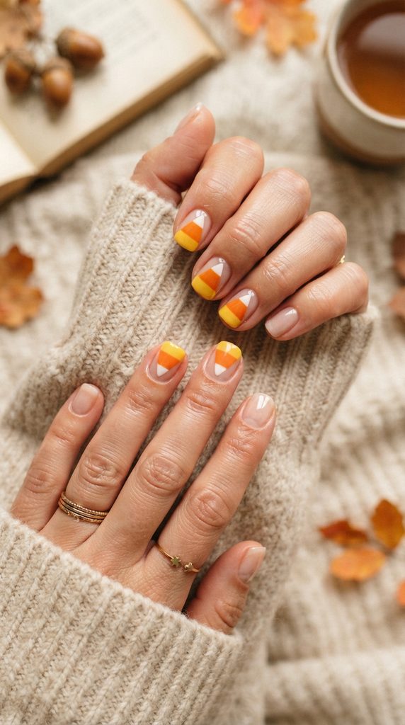 simple halloween nails