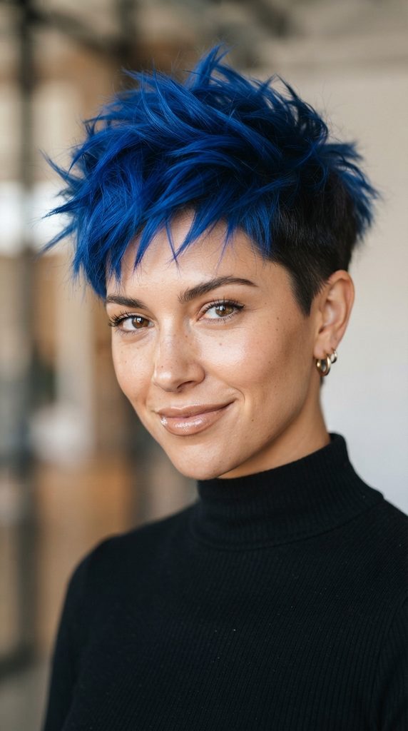 blue hair color