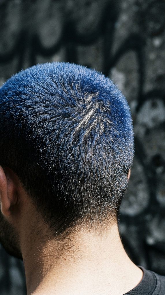 blue hair color