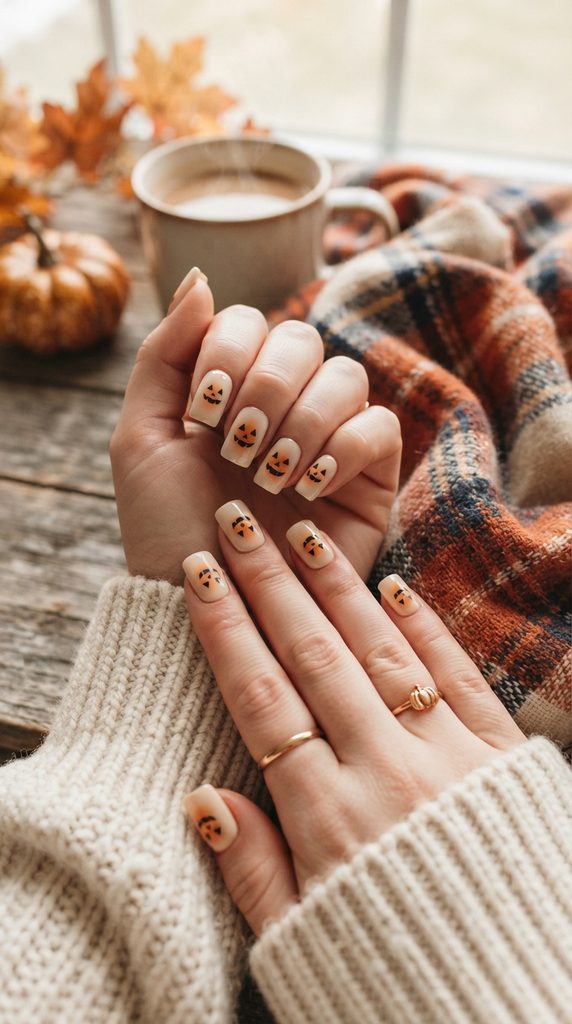halloween acrylic nails