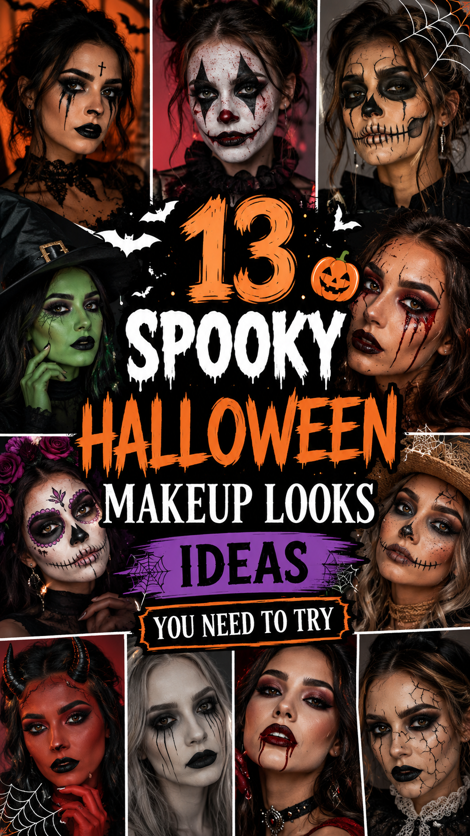 13 Spooky Halloween Makeup looks Ideas You Need To Try