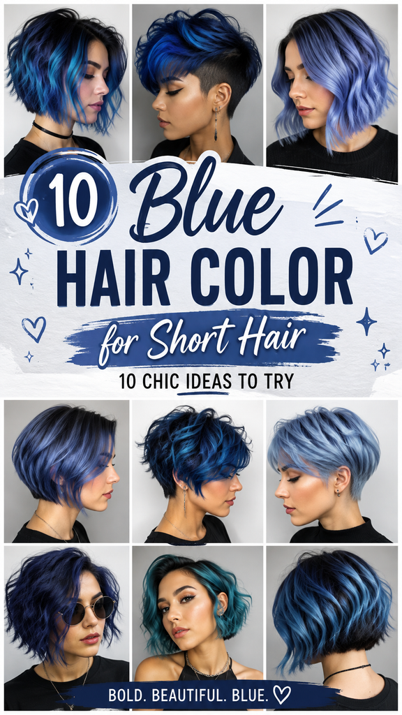 blue hair color