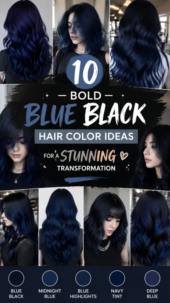 black hair
