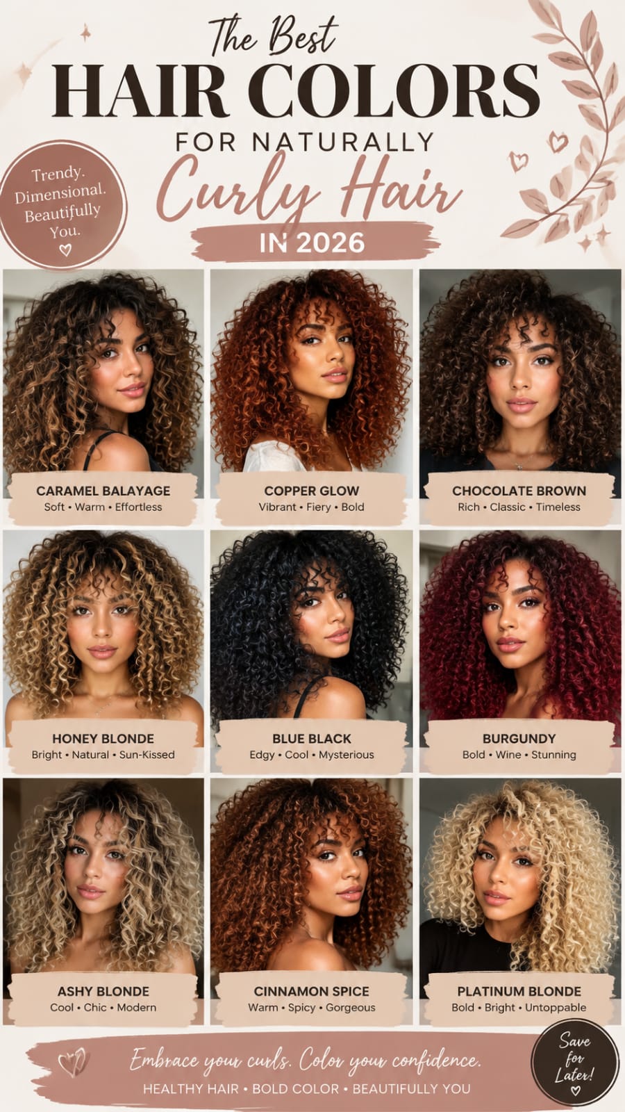 The Best Hair Colors for Naturally Curly Hair in 2026