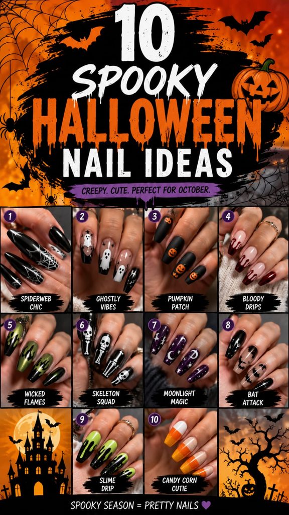 halloween nail