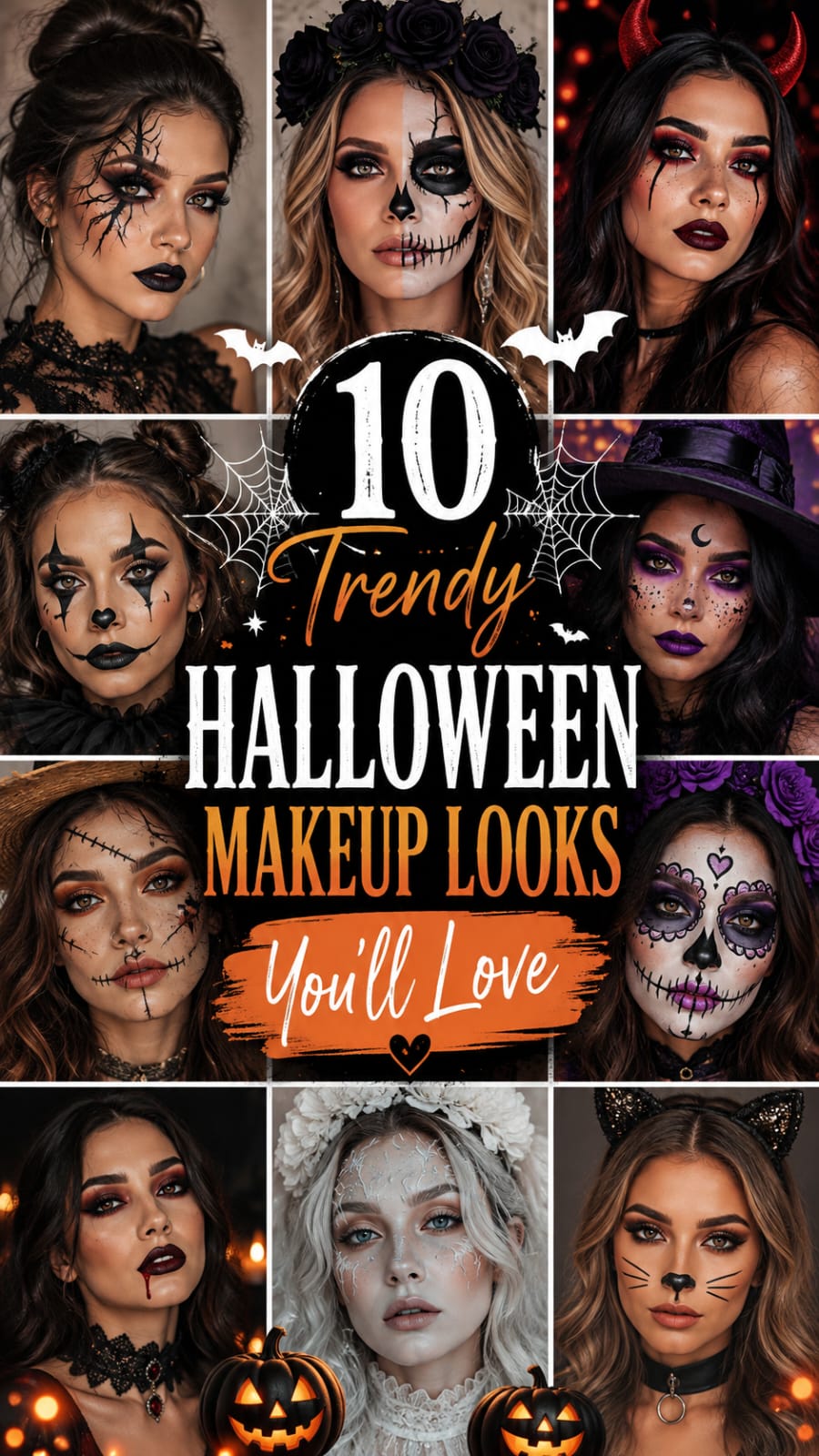 10 Trendy Halloween Makeup Looks Youโll Love