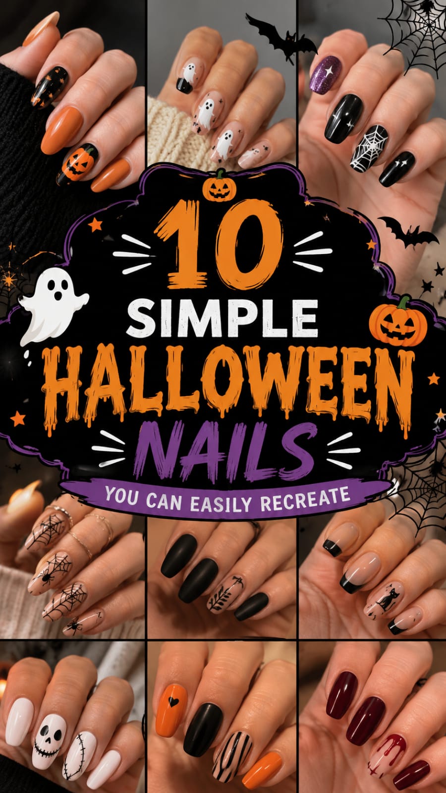 10 Simple Halloween Nails You Can Easily Recreate